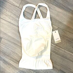 BLANQI White SportSupport Tank. Maternity